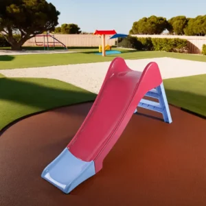 Playground 2 Stairs Red & Light Blue Slide2