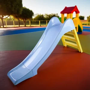 Playground 3 Stairs Light Blue & Yellow Slide2