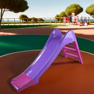Playground 3 Stairs Purple & Fuchsia Slide2