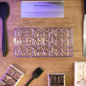 Polycarbonate 30 Slots Numbers Shaped Chocolate Mold1