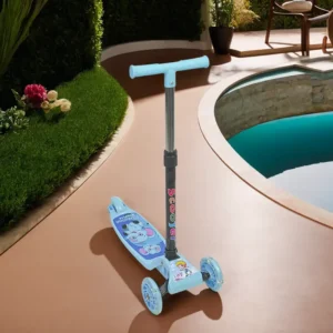 Scooter 3 Wheels Blue & Black Cute Elephant1