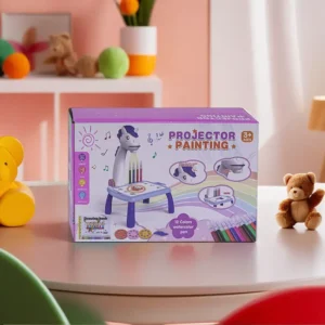 Unicorn Projector Small Table with 12 Watercolor Pen1