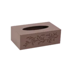 Wooden 24x13.5x8 Brown Tissue Box