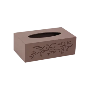 Wooden 24x13.5x8 Brown Tissue Box