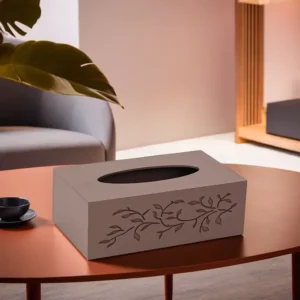 Wooden 24x13.5x8 Brown Tissue Box1