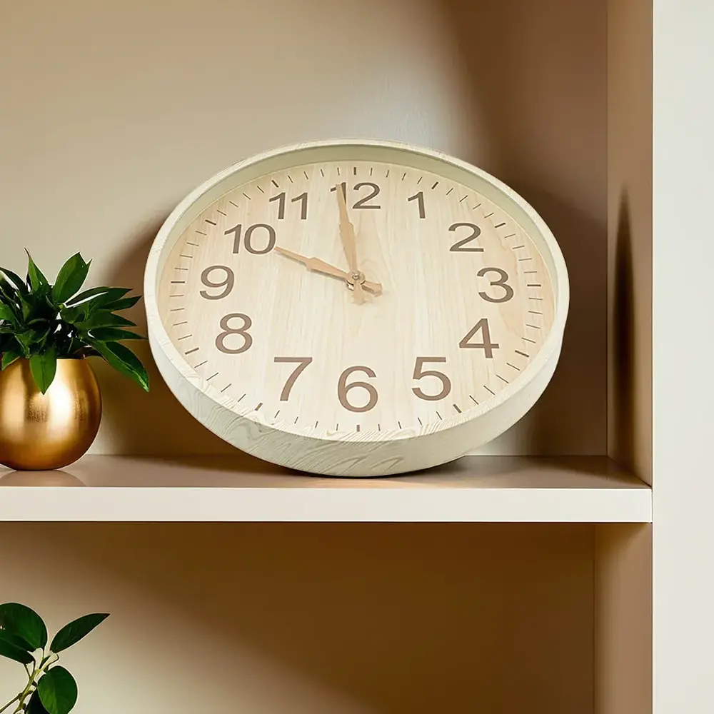 Wooden-35cm-Beige-Wall-Watch1