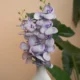 Artificial Single Purple Orchid Flower