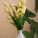 Artificial Single Tulip Multi Heads Yellow Flower