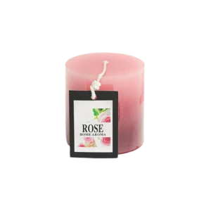 Circular 6.5cm Rose Scented Candle