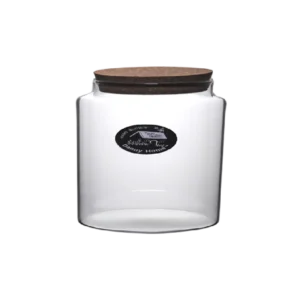 Danny Home 700ml Glass Storage Jar with Wooden Lid