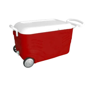 Everest 40l Red Ice Box With Wheels