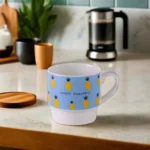 Happy Pineapple 320ml Blue Mug1