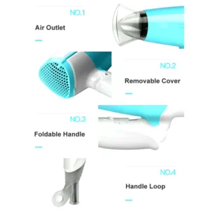 Kemei Aqua Small Hair Dryer1