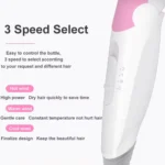 Kemei Pink Small Hair Dryer3