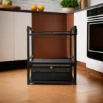 Metalic-47x26.5x57.5cm-Black-Storage-Stand1
