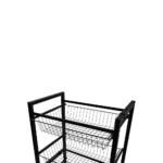 Metalic-50x32x97cm-Four-Tier-Black-Storage-Stand2