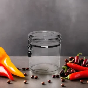Momaz 1.2L Plexi Round Transparent Jar1
