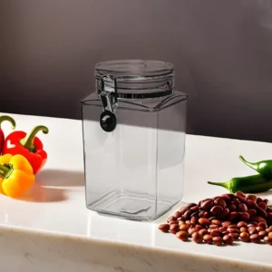 Momaz 1.5L Plexi Sqaured Transparent Jar1
