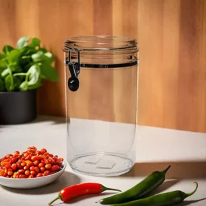Momaz 2.4L Plexi Round Transparent Jar1