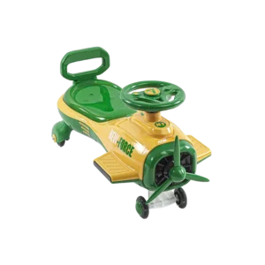 New Force 4 Wheels Green & Yellow Airplane