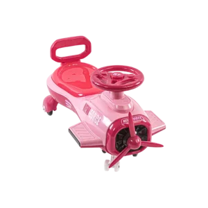 New Force 4 Wheels Red & Pink Airplane