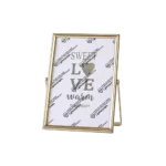 Rectangular 10x15cm Sweet Love Gold Photo Framea