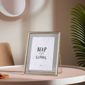 Rectangular 20cm Gold Photo Framea1