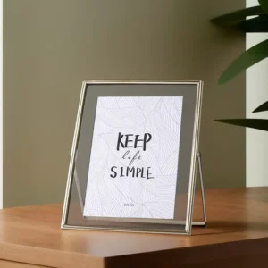 Rectangular 24cm Gold Photo Framea1