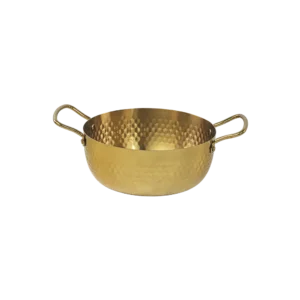 Stainless 18cm Gold Pot With Handles