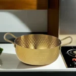 Stainless 22cm Gold Pot With Handles1