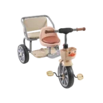 Tricycle 3 Wheels Grey With Two Seats