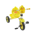 Tricycle 3-Wheels Yellow Duck-Shaped with Music