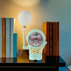 USB Blue Astronaut Design Table Lamp1