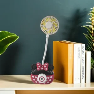 USB Red & White Fan with Light1