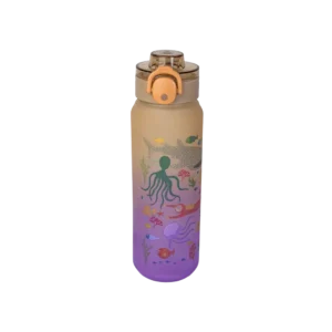 Animals Design Orange & Purple Water Bottle