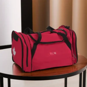 Bentley 45x25cm Red Sports Bag with Black Handles1