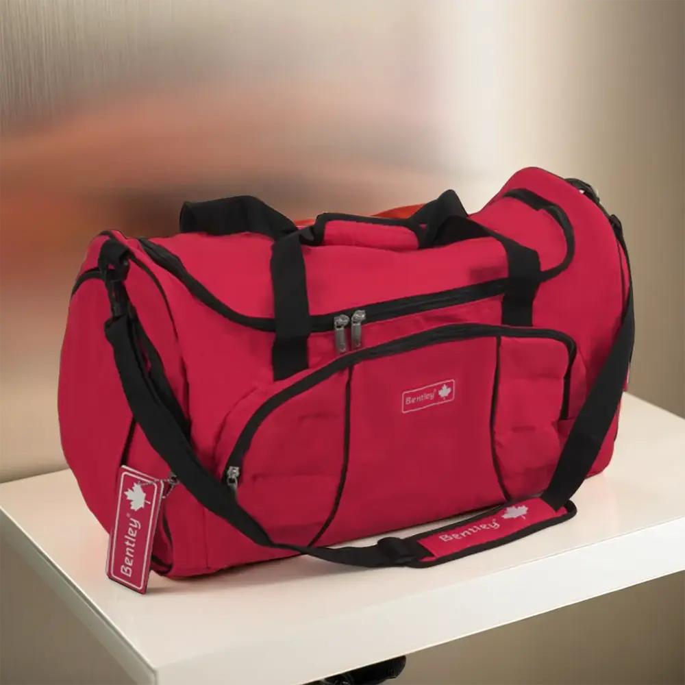 Bentley 53x26cm Red Sports Bag with Handles1