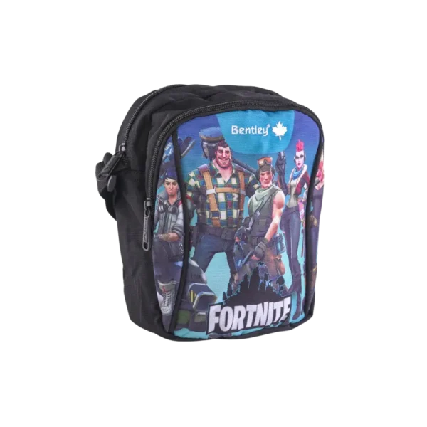 Bentley Fortnite Design Black 4 Zippers Backpack