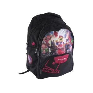 Bentley Roblox Design Black 4 Zippers Backpack