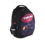 Bentley Spiderman Black 3 Zippers Backpack