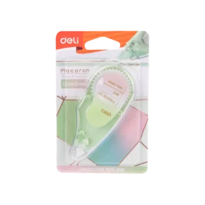 Deli 8137 Green 5mmx12m Correction Tape