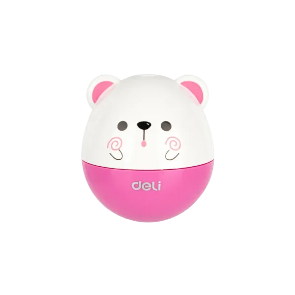 Deli E0522 Pink Bear Pencil Sharpener