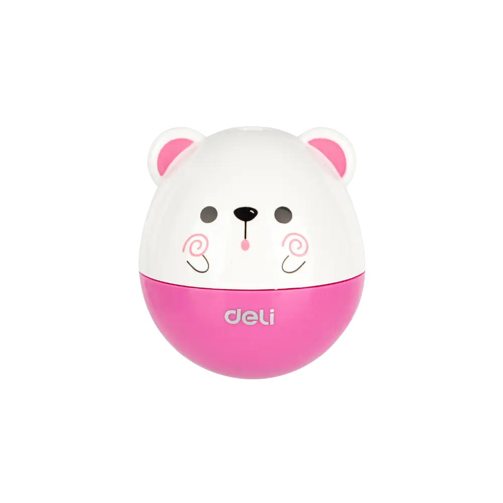 Deli E0522 Pink Bear Pencil Sharpener