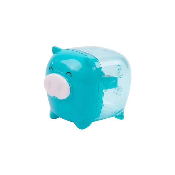 Deli E0557 Aqua Pig Pencil Sharpener1