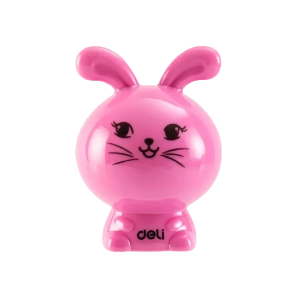 Deli E0560 Fuchsia Rabbit Pencil Sharpener