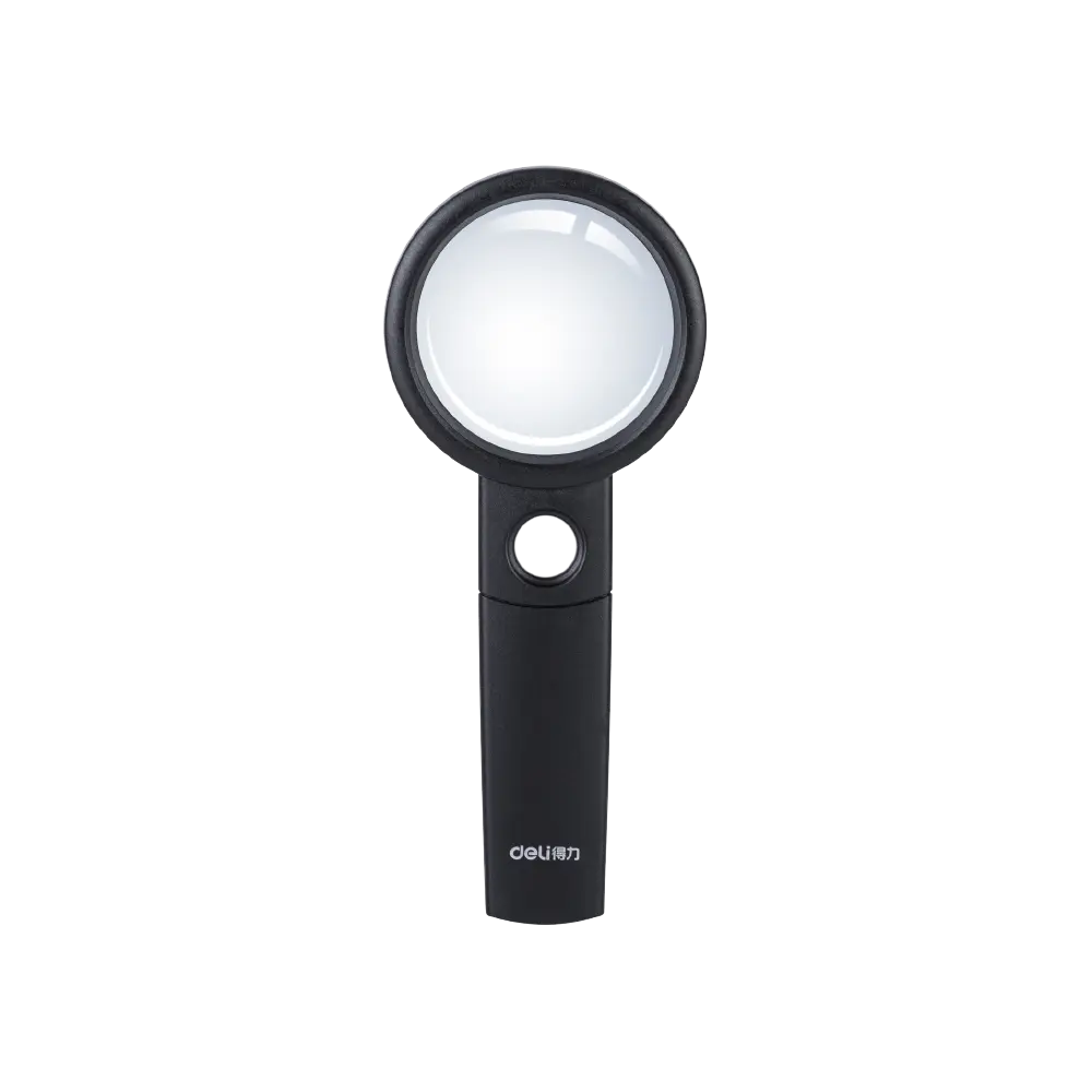 Deli-E9091-Black-2.5x-Magnifier