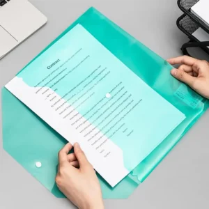 Deli EF10442 Green File Bag1