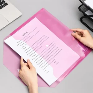 Deli EF10442 Pink File Bag1