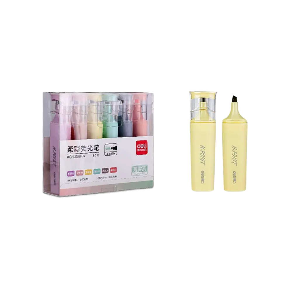Deli-S616-6-Colors-Highlighter-Set1