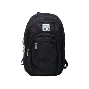 Exsport 2425201 Melange Black 4 Zipper Backpack